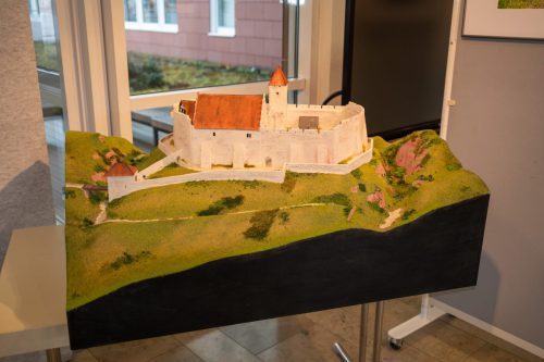 Modell der Burg Wildenstein